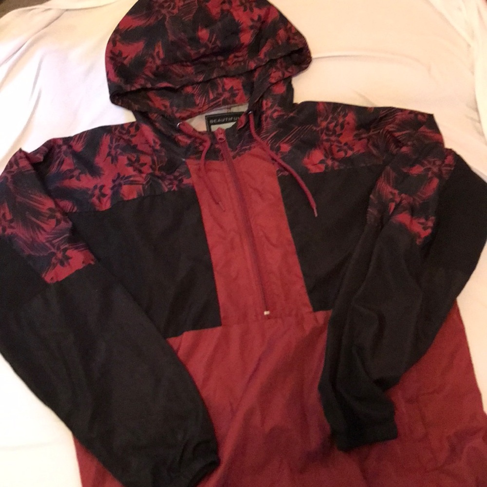 Lightweight Pull Over Windbreaker, Size Medium. - image 1